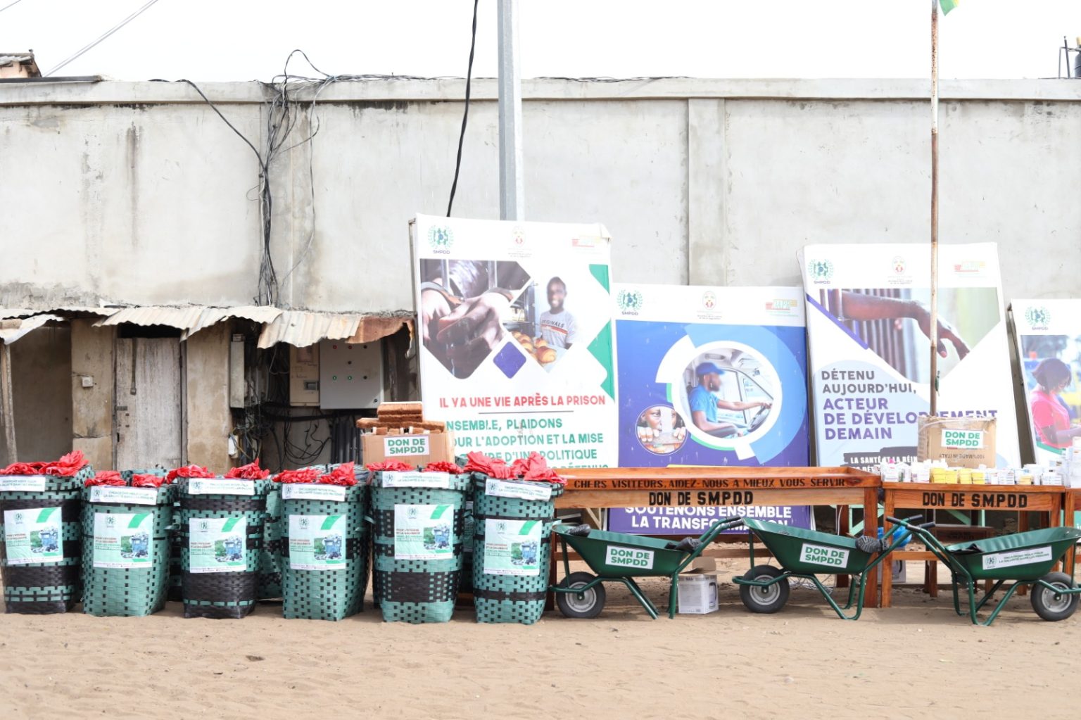 Togo : de l’équipement d’hygiène pour la prison civile de Lomé