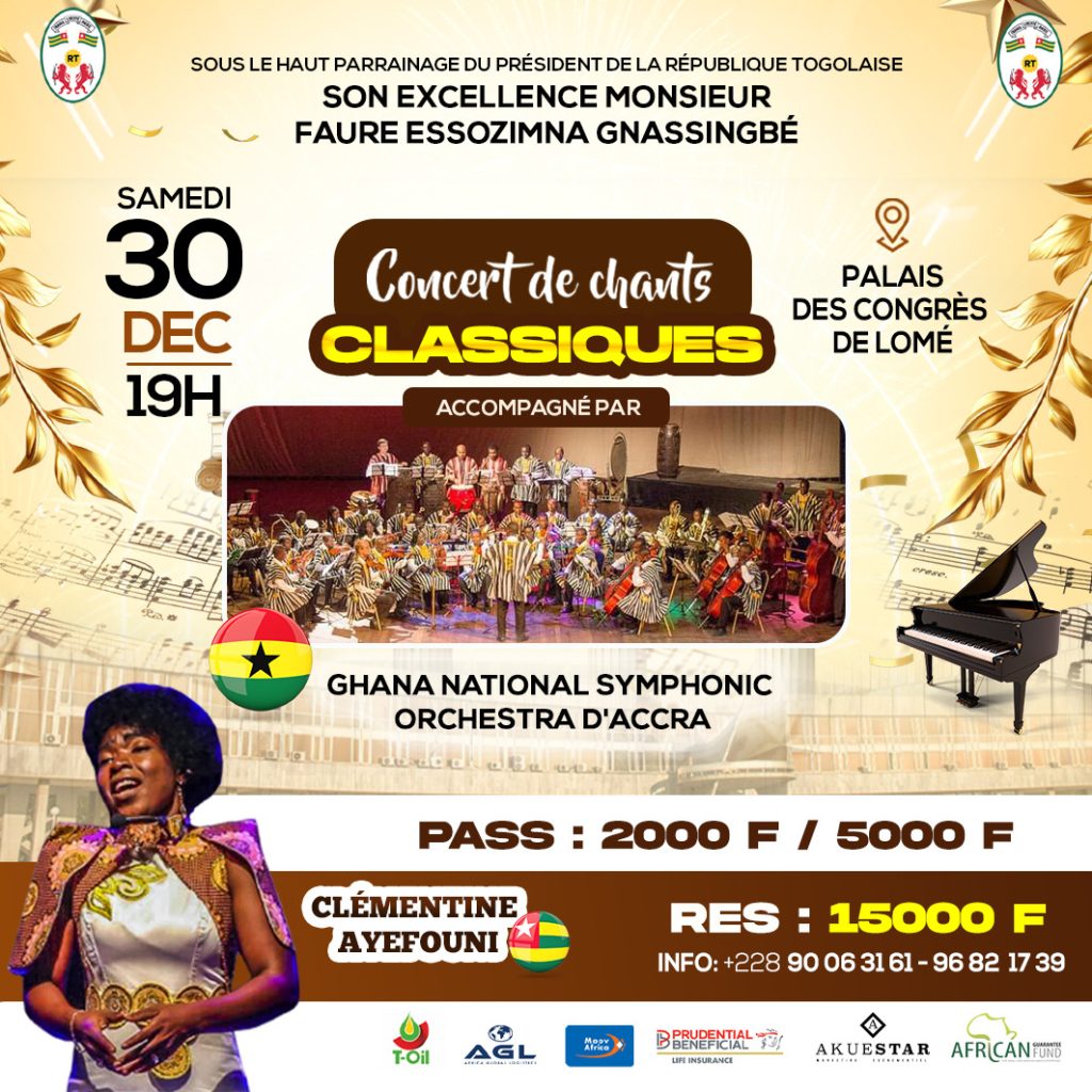 Concert : Lomé va vibrer au rythme des chants classiques avec Clémentine AYEFOUNI