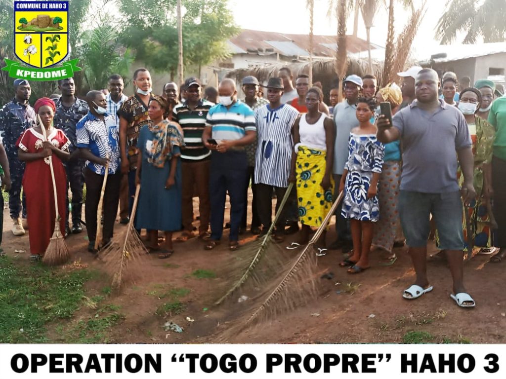 Togo propre : le Haho 3 en fait une tradition