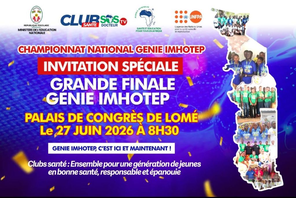 Togo/GÉNIE IMHOTEP 2026 : sept lycées en lice pour une finale nationale prévue le 27 juin