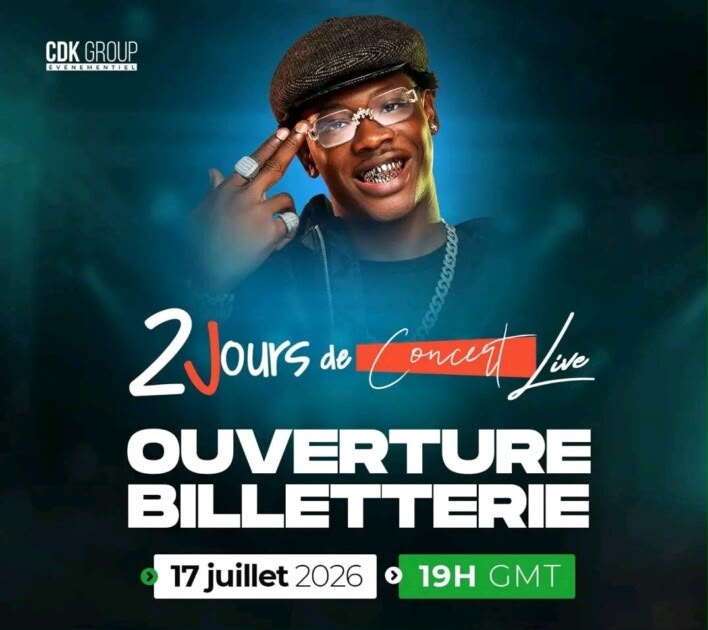 Concerts des 4 et 5 septembre au Palais des Congrès de Lomé : la billetterie est accessible sur Gozem