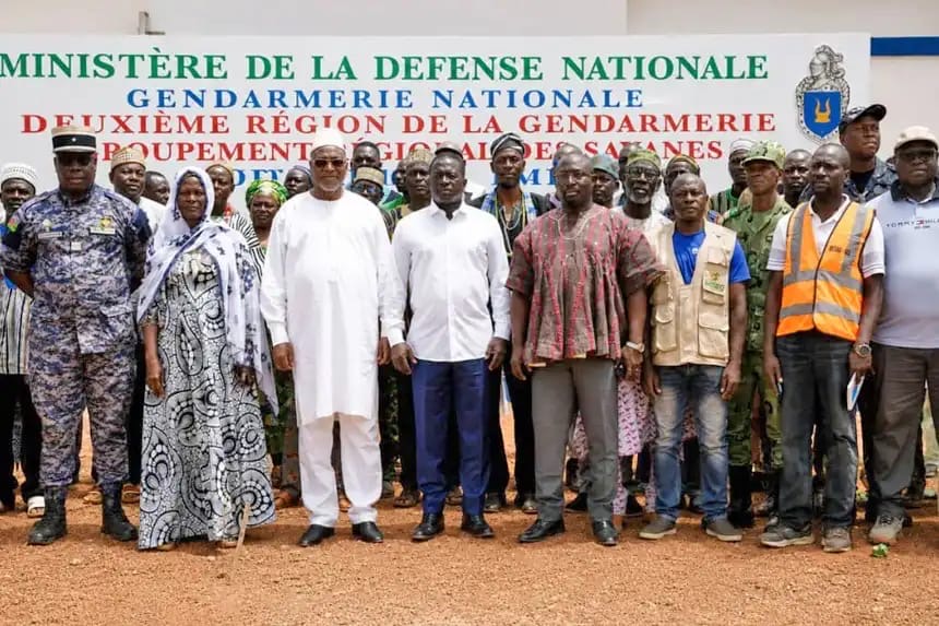 Togo/Oti-Sud 1 : une nouvelle brigade de gendarmerie pour renforcer la sécurité