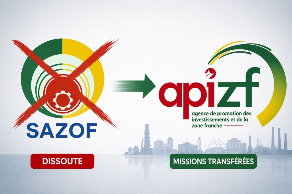 Togo : la SAZOF dissoute, ses missions transférées à l’API-ZF