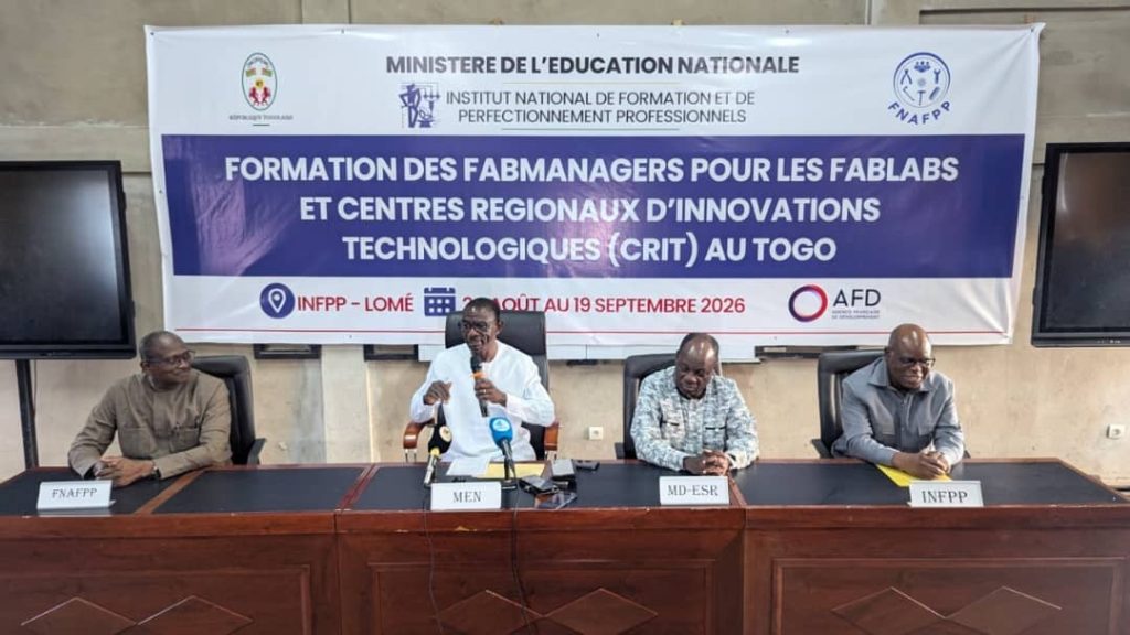 Togo/Éducation scientifique : les FabManagers achèvent quatre semaines de formation avant leur déploiement