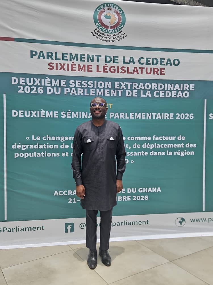 Parlement de la CEDEAO : Innocent Kagbara engagé dans les travaux de la session extraordinaire à Accra