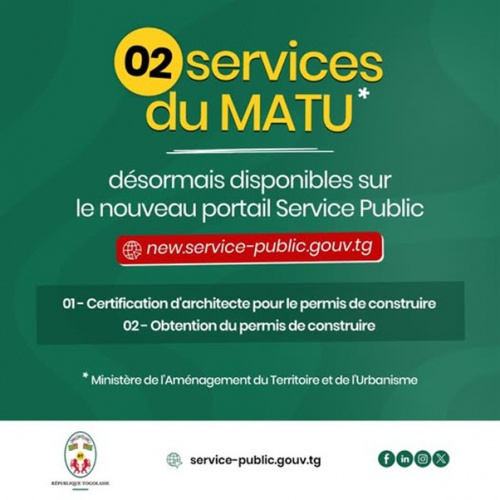 Togo/Permis de construire : ce qui change avec la dématérialisation des procédures